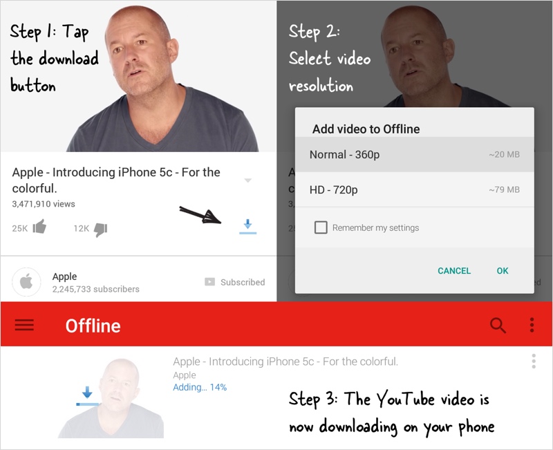 save youtube videos for offline on mac