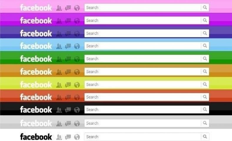 How to change facebook theme