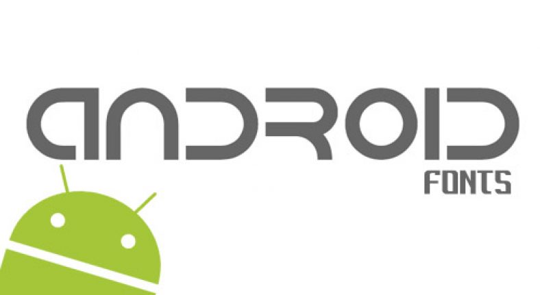 How to change font on android