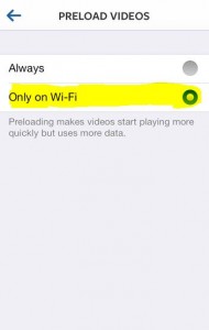Select only on wifi