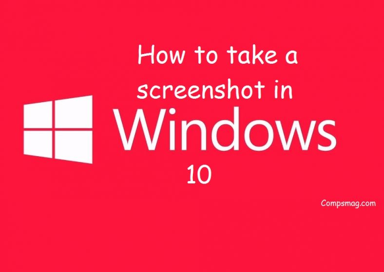 How to take a screenshot in windows 10