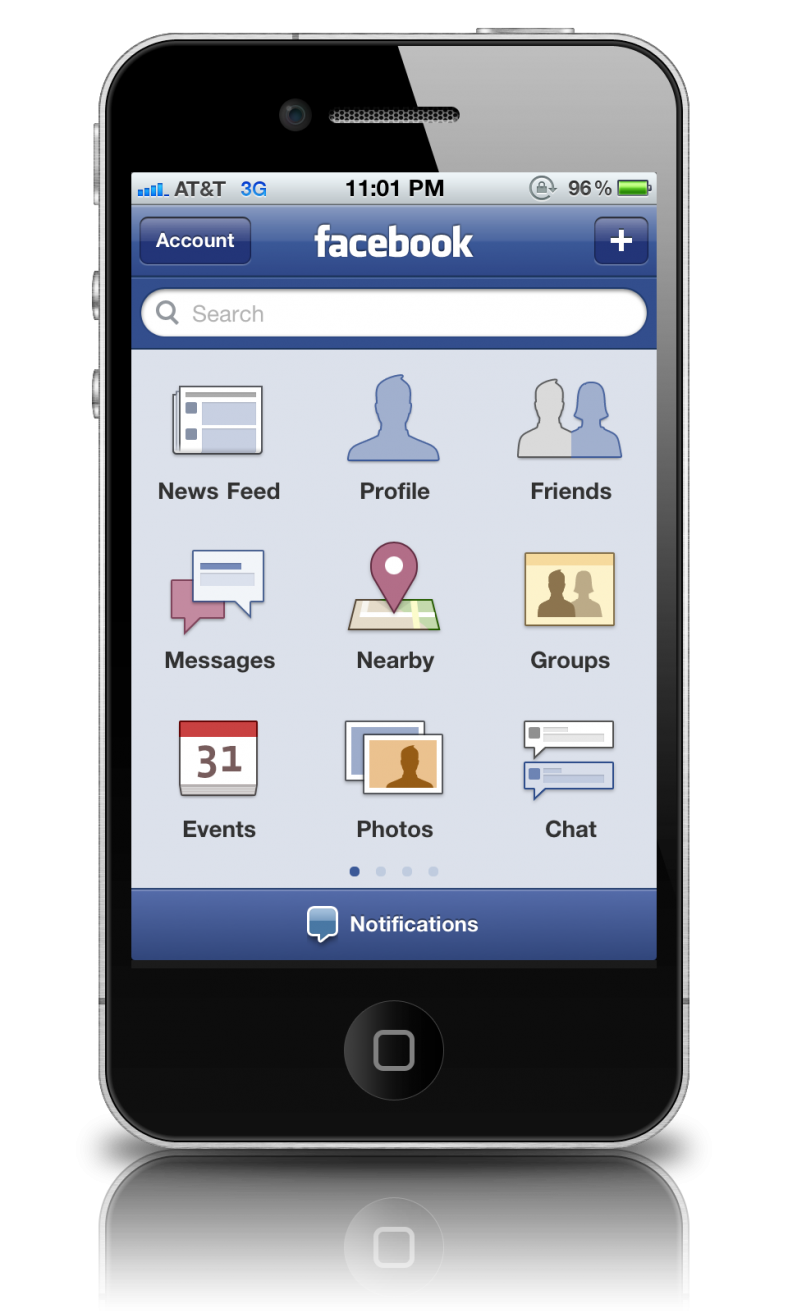 How to find someone on facebook using phone number on iPhone or iPad