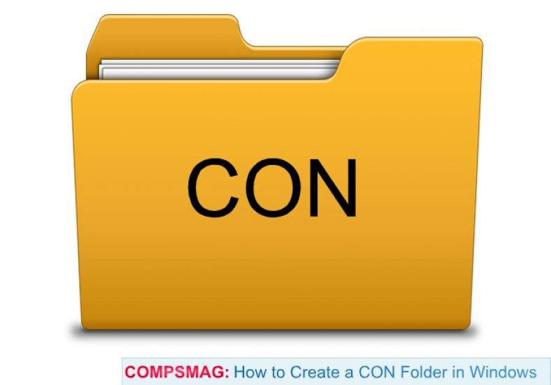 How to Create a CON Folder in Windows