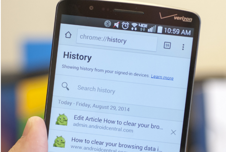 Clear Browsing Data in Chrome for iPhone