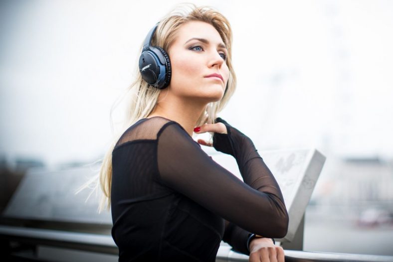 closed-back headphones