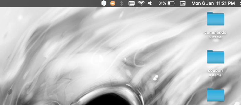 Hold down the Option key to unlock Mac’s hidden menu bar
