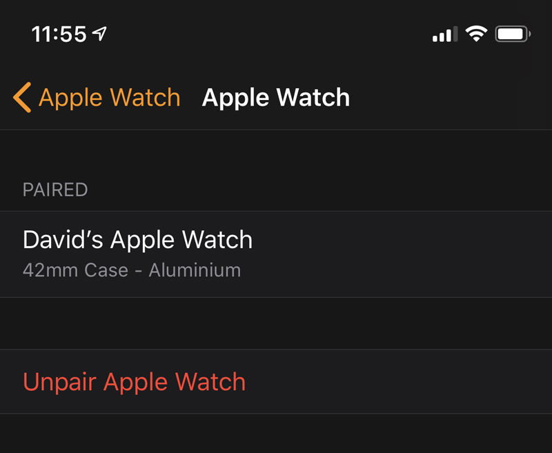 How to set up a new Apple Watch: Unpair