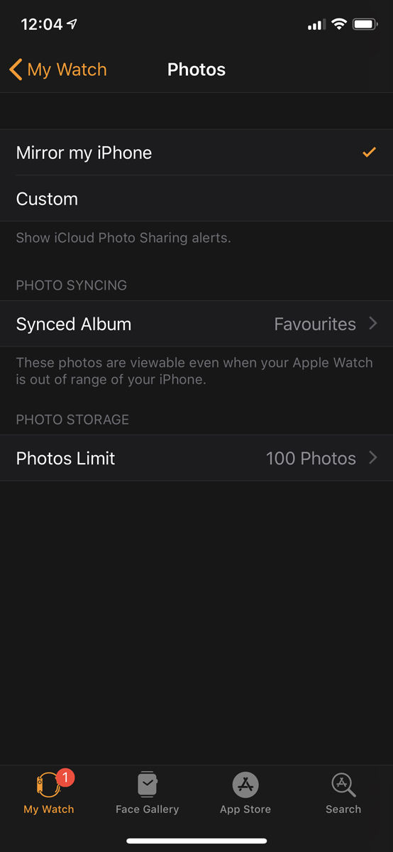 How to set up Apple Watch: Photos