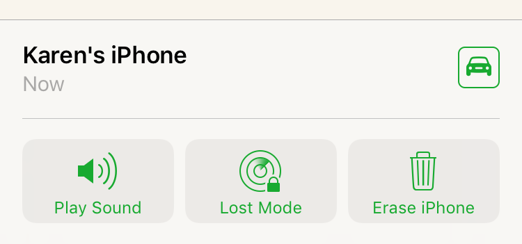 find iphone options ios 12
