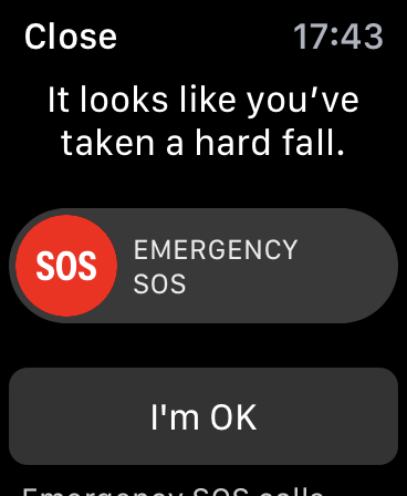 How to use traps for the detection of the Apple Watch with a screen with a Warning message