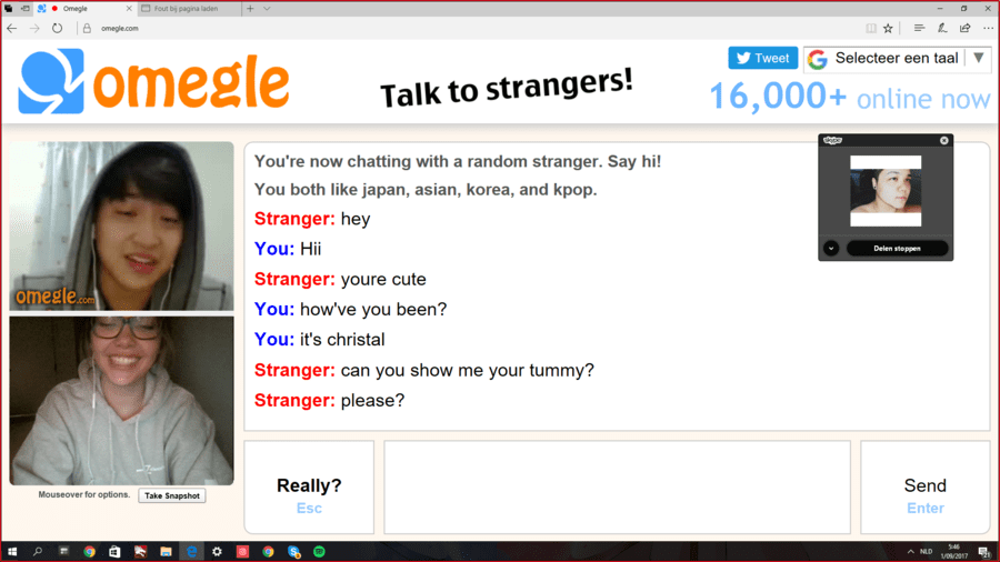 Omegle chat with strangers