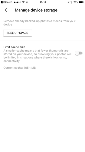 How to delete photos from an iPhone: Google Photos