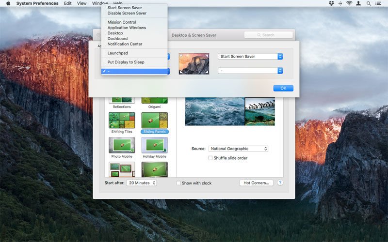 Use system preferences in macOS Sierra