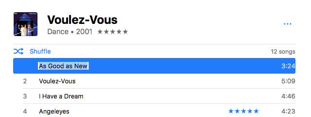 How to use iTunes: rename track