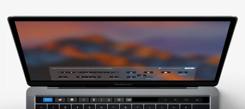 Using Touch Bar on new MacBook Pro: Customize Touch Bar