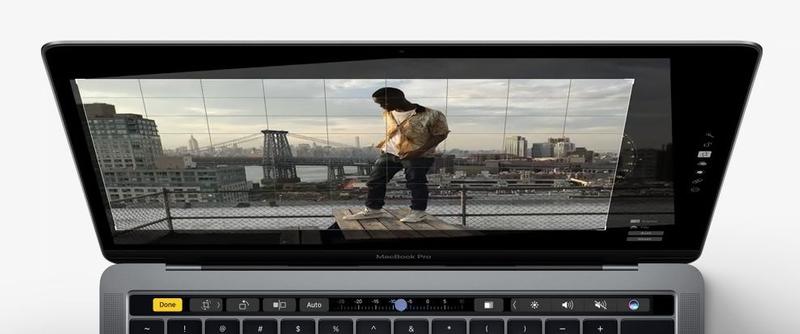 Using Touch Bar on New MacBook Pro: Editing Photos