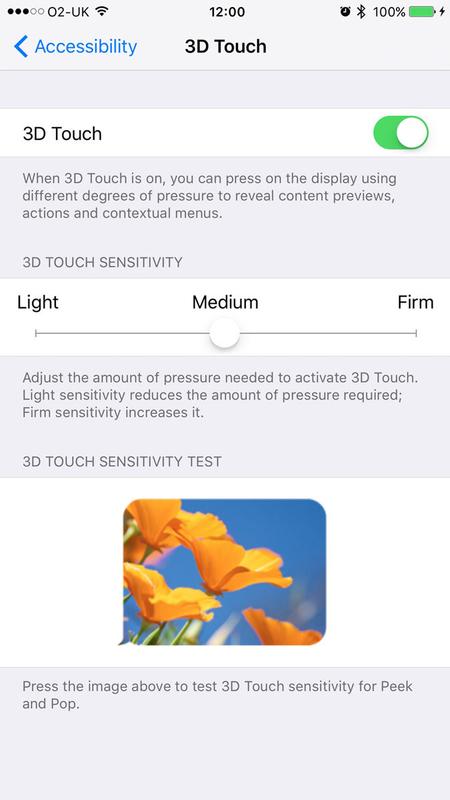 3D Touch Tips, Tricks and Shortcuts: Settings