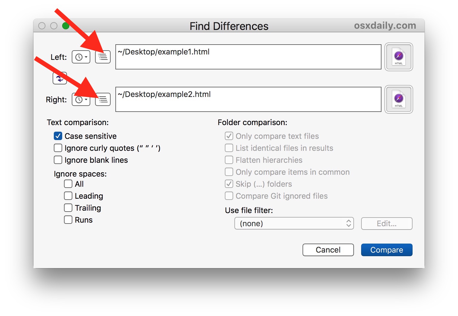 Find & Compare File Differences Side-By-Side with BBEdit for Mac In 2022