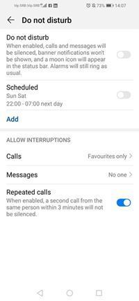 Turn off notifications in the Wish app