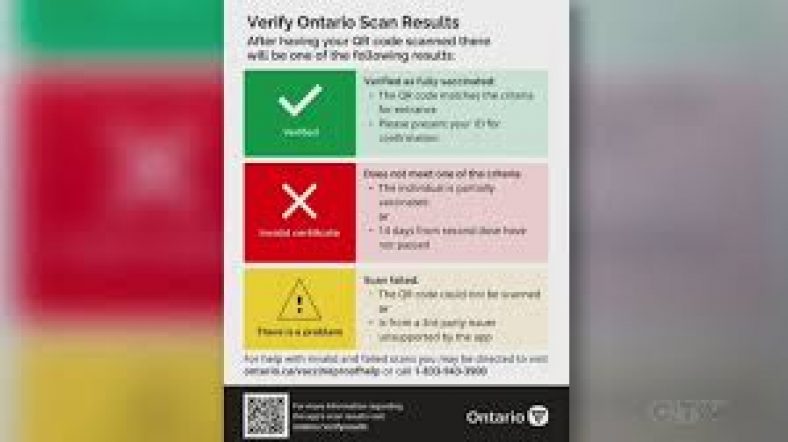 How to download Ontario’s new vaccine certificate with QR code