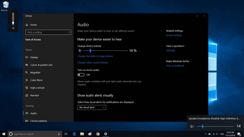 How to adjust the volume in Windows 11