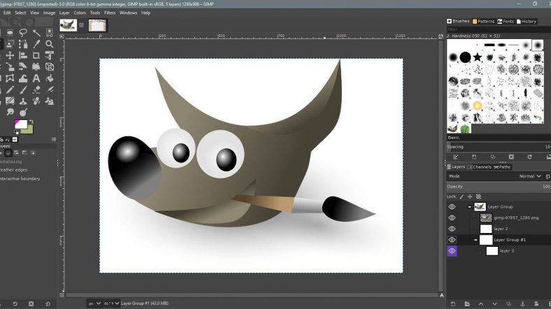 How to configure and install GIMP on AlmaLinux 8 / Rocky Linux 8
