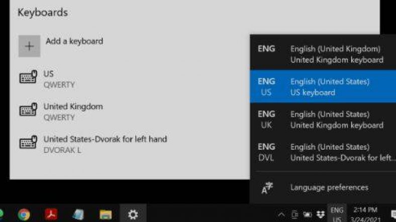 How to Change Windows 10 Keyboard to US