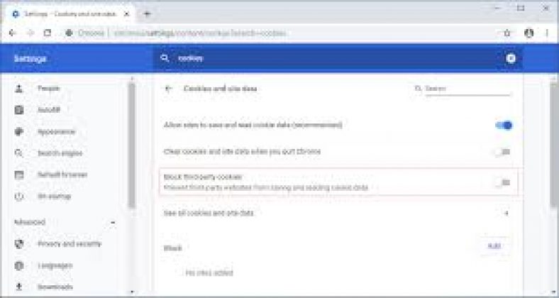 How to Restrict Third Party Cookies on Chrome Browser