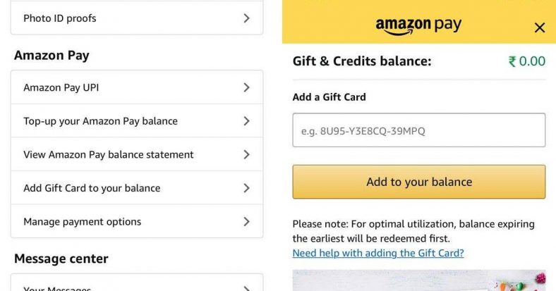 How to Add Money on Amazon Pay Balance