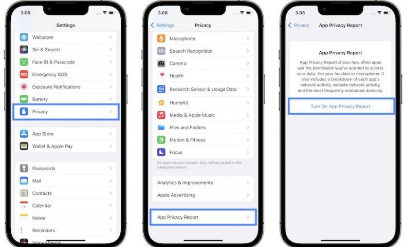 How to Check App Privacy Reports on iPhone and iPad