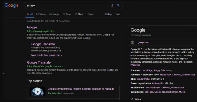 How to Enable or Disable Dark Mode in Google Search