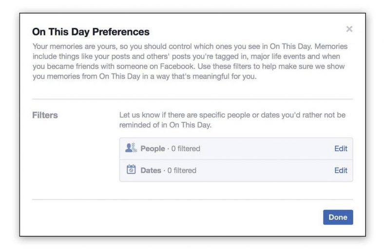 How to Hide Your Posts from Facebook Memories