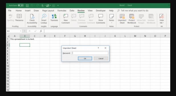 How to Unprotect an Excel Sheet