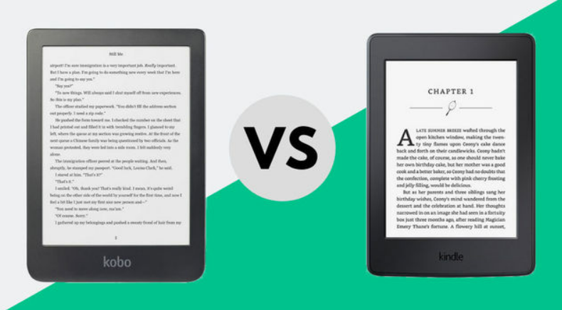 kobo vs kindle Review and compare