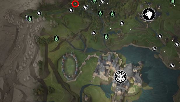 how to use Rowland's map in Hogwarts Legacy