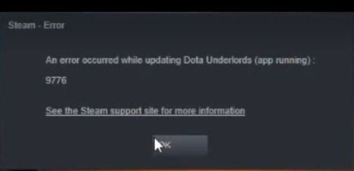 Fix: 'An Error Occurred While Updating Dota 2' issue