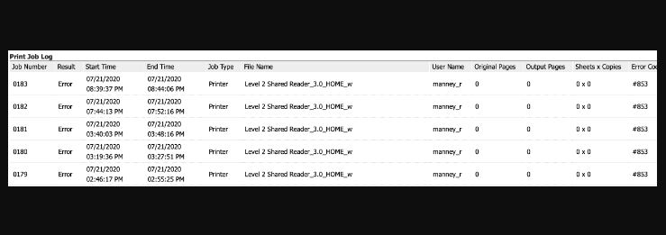 Fix: 'Canon Printer Print Job Error Code 853' issue