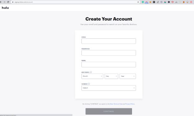 How to Create a Hulu Account