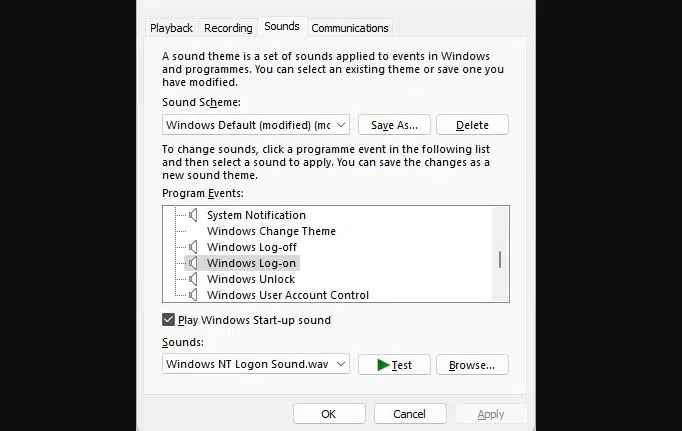 How to Change Windows Startup Sound: Windows 11/10