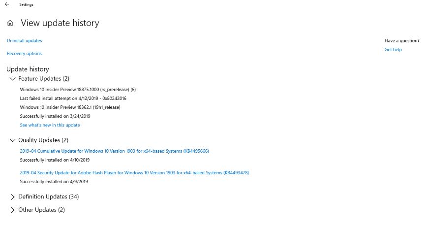 Fix: 'Windows Update Error code 0x80242016' issue