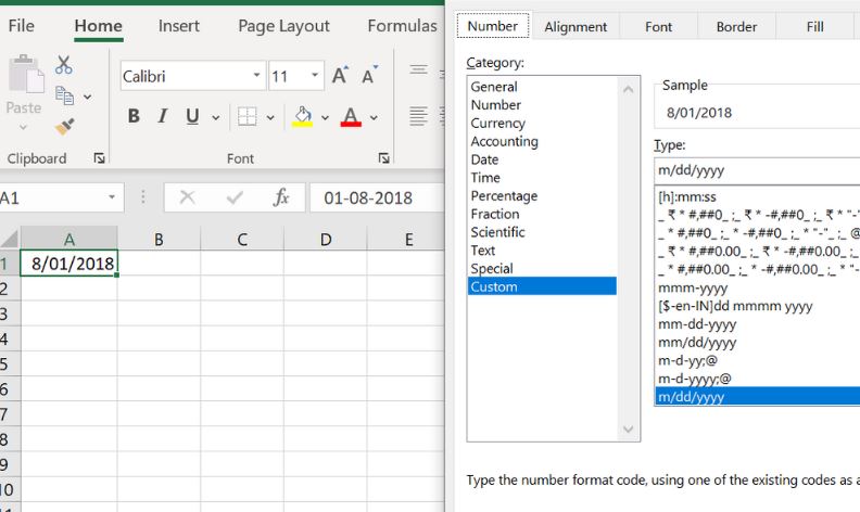 How to fix 'Excel Date Format Not Changing' issue