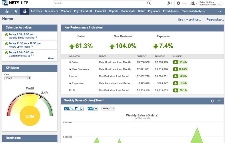 QuickBooks vs NetSuite