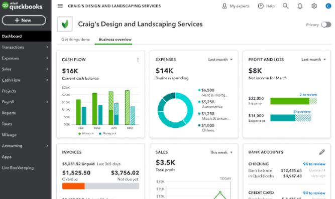 Quickbooks vs Sage Intacct