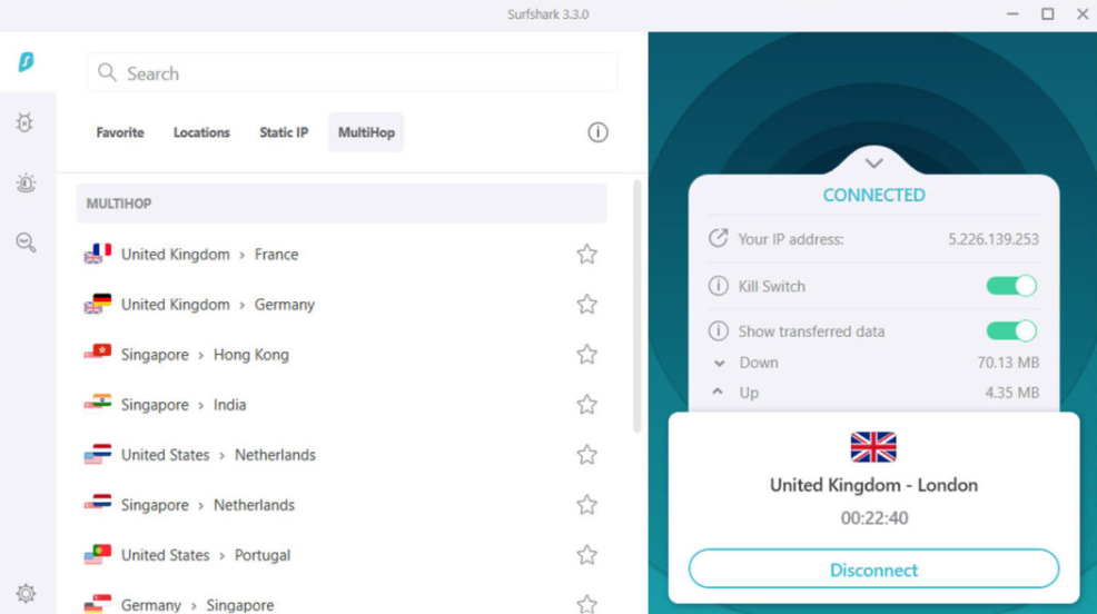 AVG Secure VPN vs Surfshark