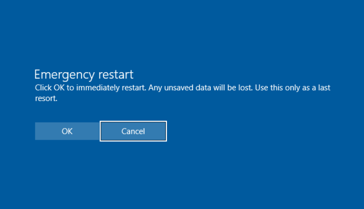 How to Use Emergency Restart on Windows 11