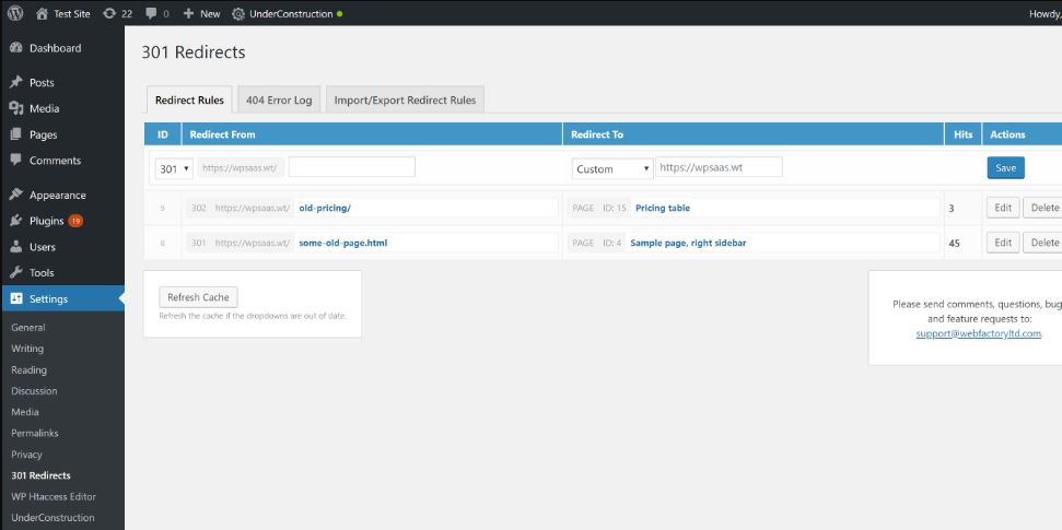 How to Create 301 Redirects in WordPress