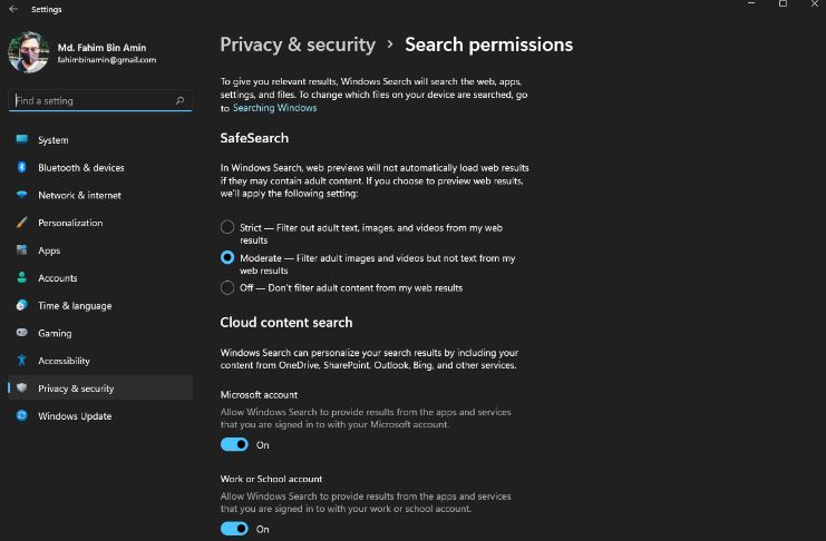 How to Enable and Disable Search Highlights in Windows 11/10