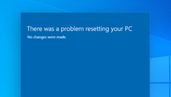 How to fix 'There Was a Problem Resetting Your PC' issue