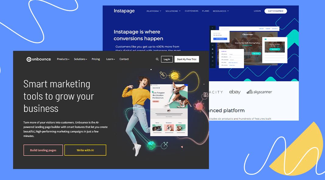 Instapage vs Unbounce: the Best Landing Page Builder for You?