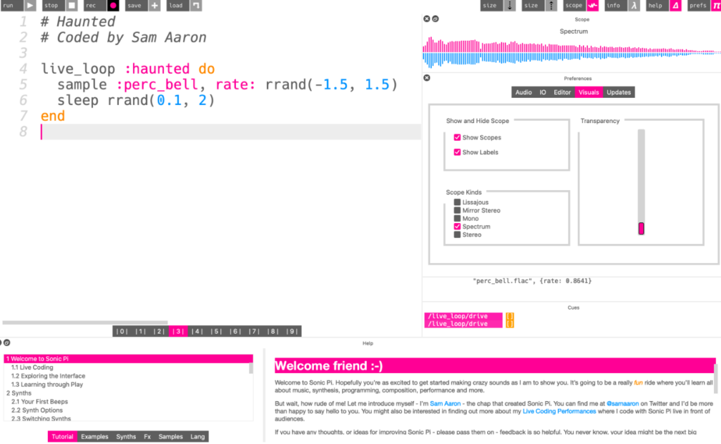 Supercollider vs SonicPi